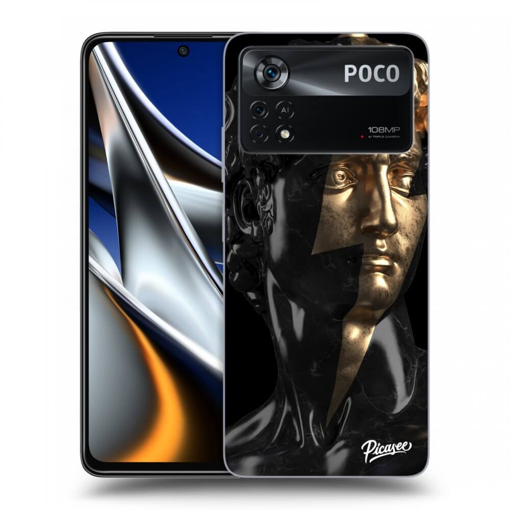Picasee Xiaomi Poco X4 Pro 5G Hülle - Schwarzes Silikon - Wildfire - Black