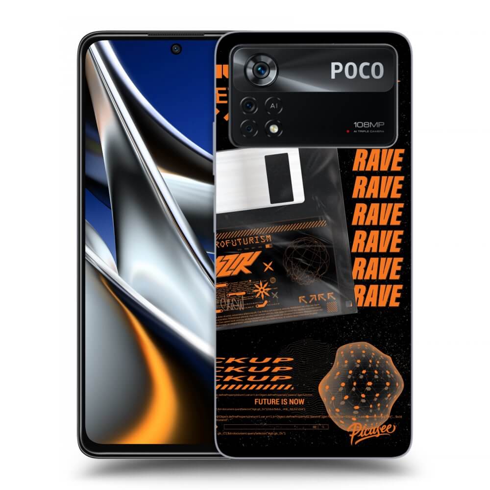 Picasee Xiaomi Poco X4 Pro 5G Hülle - Schwarzes Silikon - RAVE
