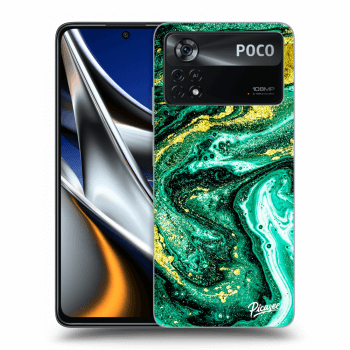 Hülle für Xiaomi Poco X4 Pro 5G - Green Gold