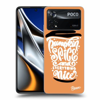 Hülle für Xiaomi Poco X4 Pro 5G - Pumpkin coffee