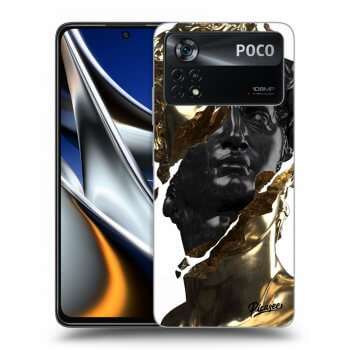 Hülle für Xiaomi Poco X4 Pro 5G - Gold - Black
