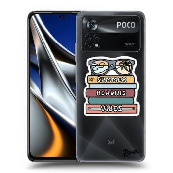 Picasee Xiaomi Poco X4 Pro 5G Hülle - Schwarzes Silikon - Summer reading vibes