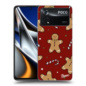 Picasee Xiaomi Poco X4 Pro 5G Hülle - Schwarzes Silikon - Gingerbread 2