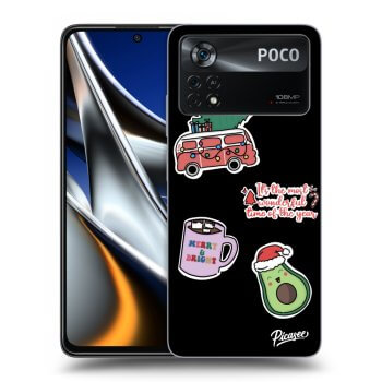 Hülle für Xiaomi Poco X4 Pro 5G - Christmas Stickers