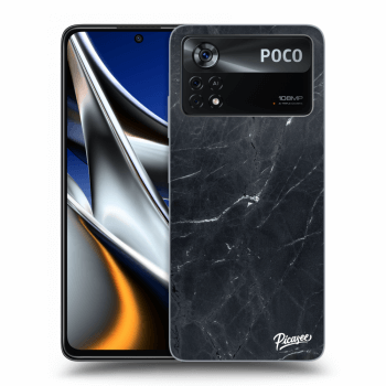 Hülle für Xiaomi Poco X4 Pro 5G - Black marble