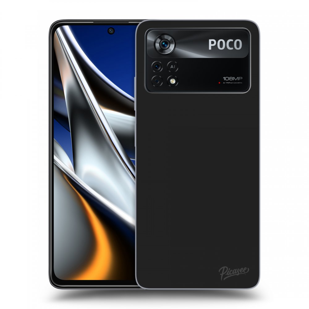 Picasee Xiaomi Poco X4 Pro 5G Hülle - Schwarzes Silikon - Clear