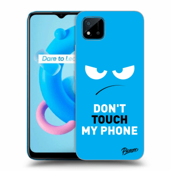 Hülle für Realme C11 (2021) - Angry Eyes - Blue