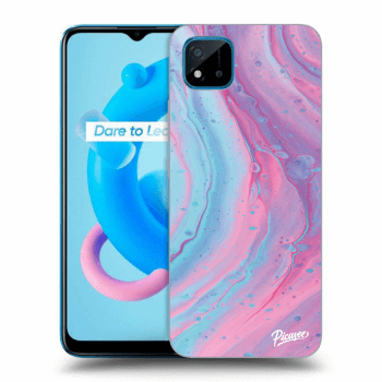 Hülle für Realme C11 (2021) - Pink liquid