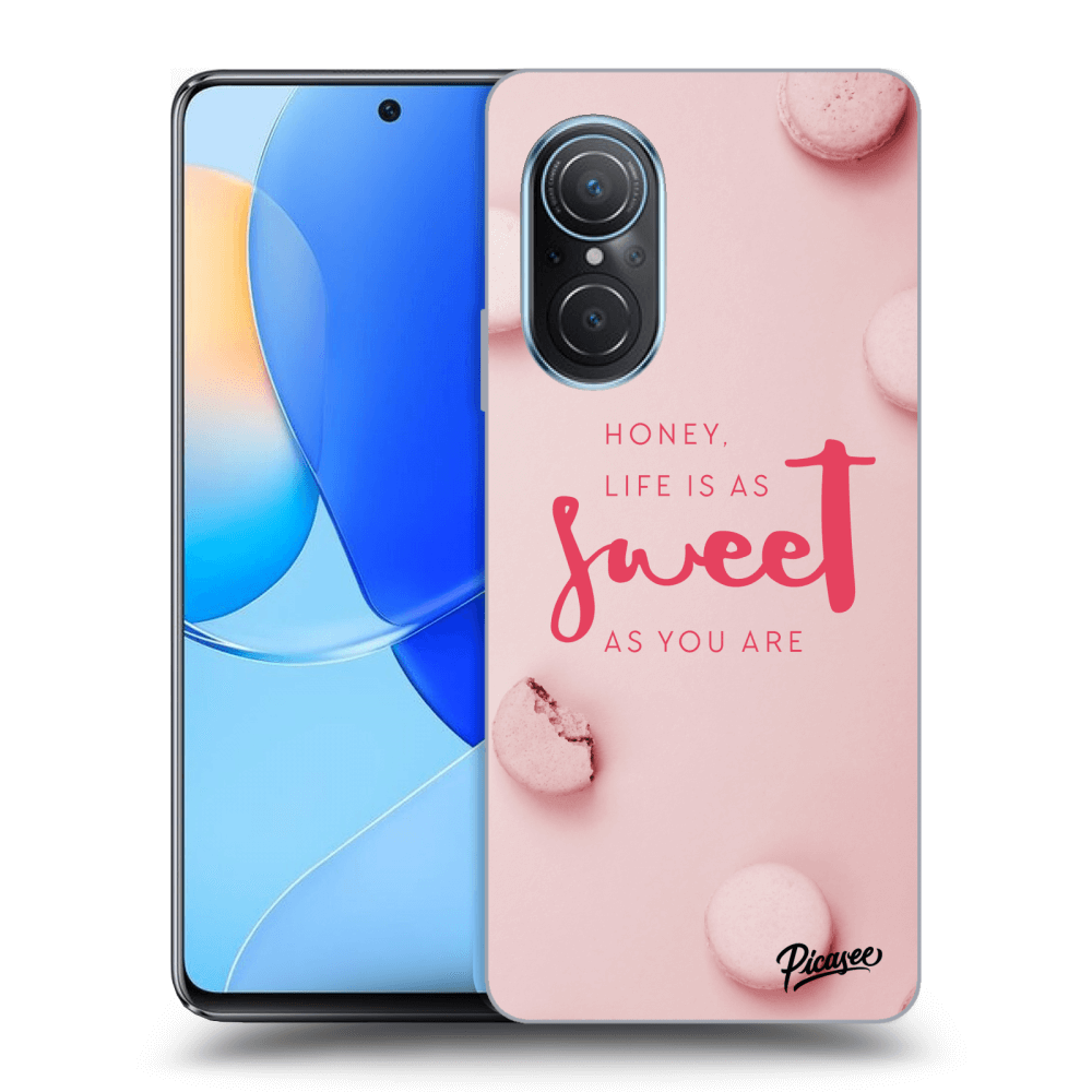 Picasee Huawei Nova 9 SE Hülle - Schwarzes Silikon - Life is as sweet as you are