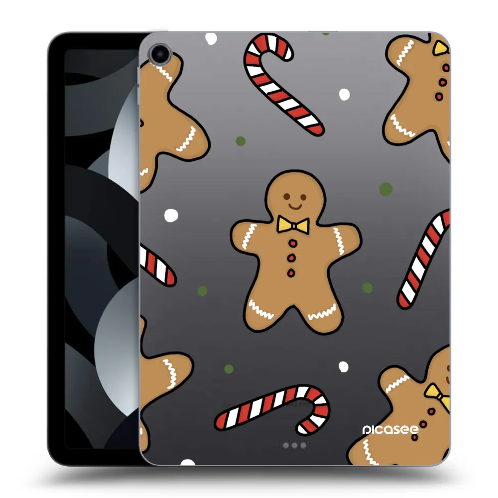 Picasee transparente Silikonhülle für Apple iPad Air 5 10.9" 2022 - Gingerbread