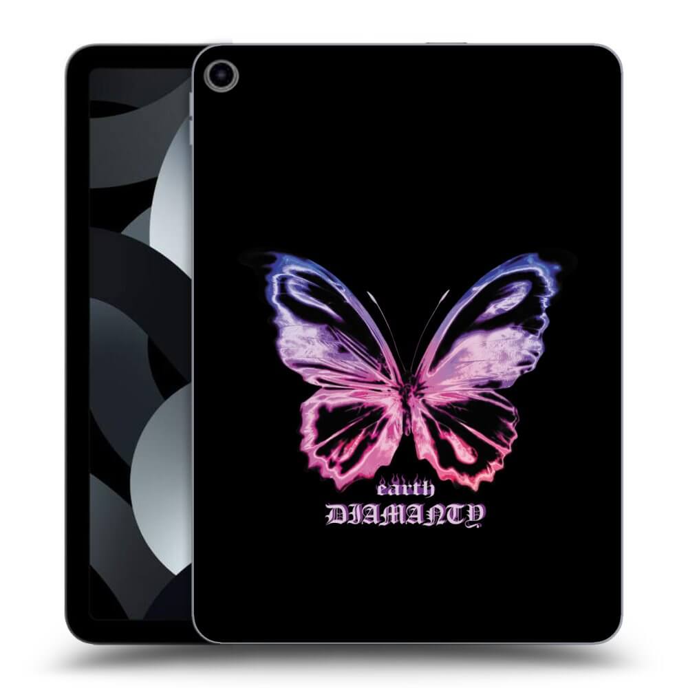 Picasee transparente Silikonhülle für Apple iPad Air 5 10.9" 2022 - Diamanty Purple