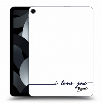 Picasee transparente Silikonhülle für Apple iPad Air 5 10.9" 2022 - I love you