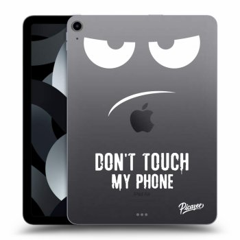 Picasee transparente Silikonhülle für Apple iPad Air 5 10.9" 2022 - Don't Touch My Phone