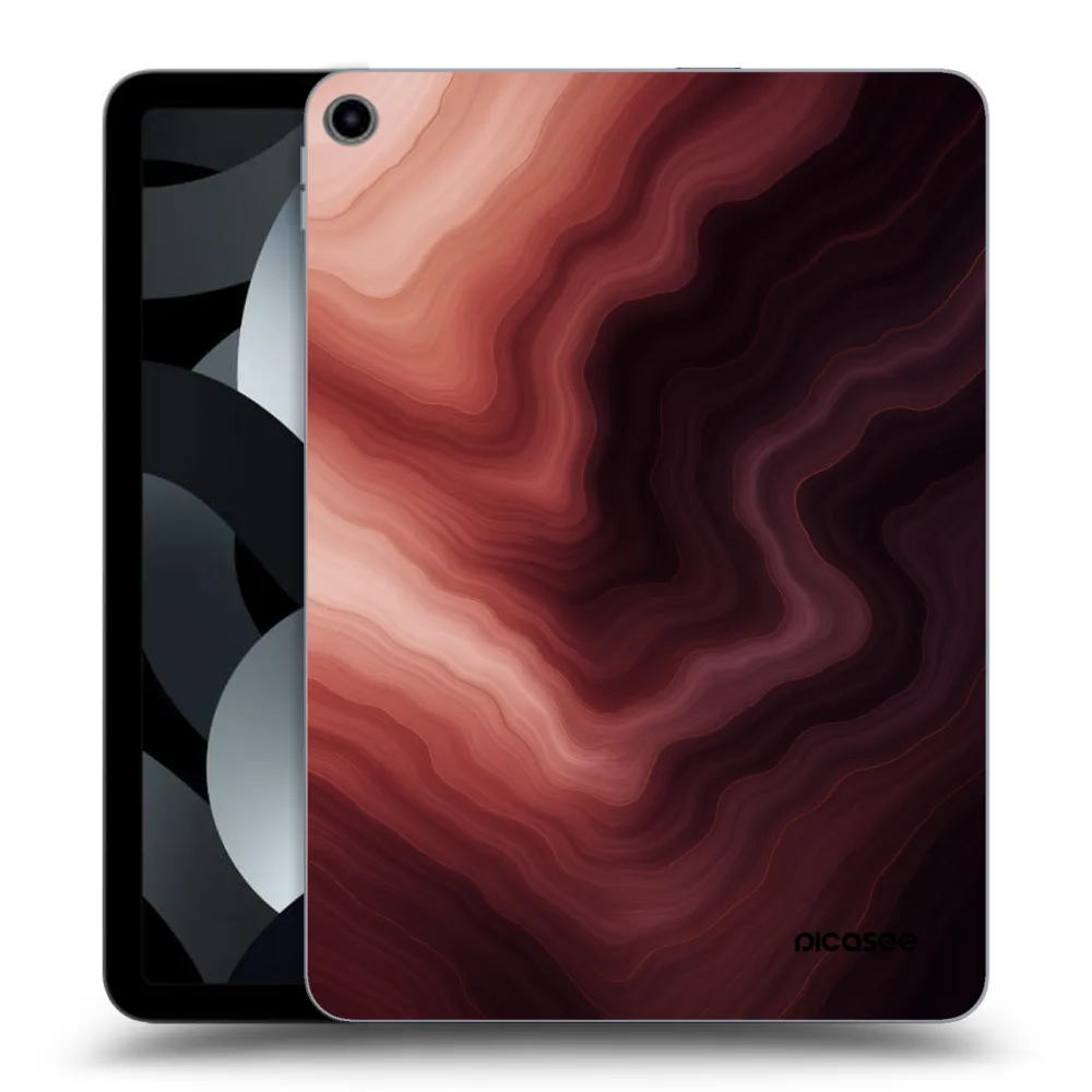 Picasee transparente Silikonhülle für Apple iPad Air 5 10.9" 2022 - Rouge