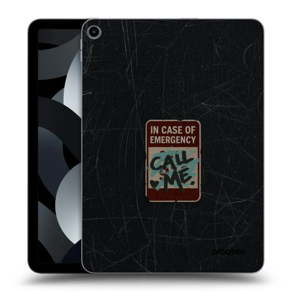 Picasee transparente Silikonhülle für Apple iPad Air 5 10.9" 2022 - EMERGENCY