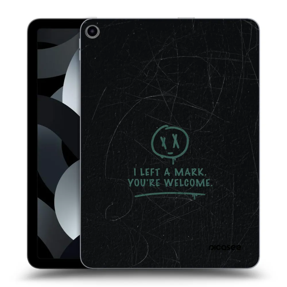 Picasee transparente Silikonhülle für Apple iPad Air 5 10.9" 2022 - LEFT A MARK