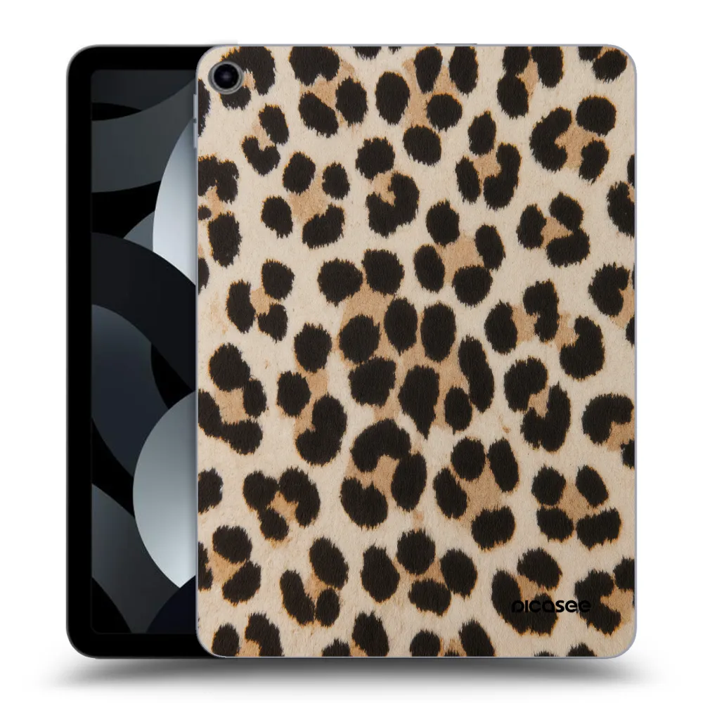 Picasee transparente Silikonhülle für Apple iPad Air 5 10.9" 2022 - Brown Tiger
