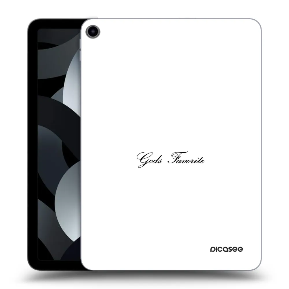 Picasee transparente Silikonhülle für Apple iPad Air 5 10.9" 2022 - Gods Favorite
