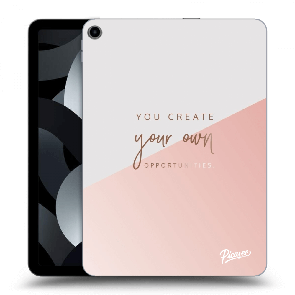 Picasee Schwarze Silikonhülle für Apple iPad Air 5 10.9" 2022 - You create your own opportunities