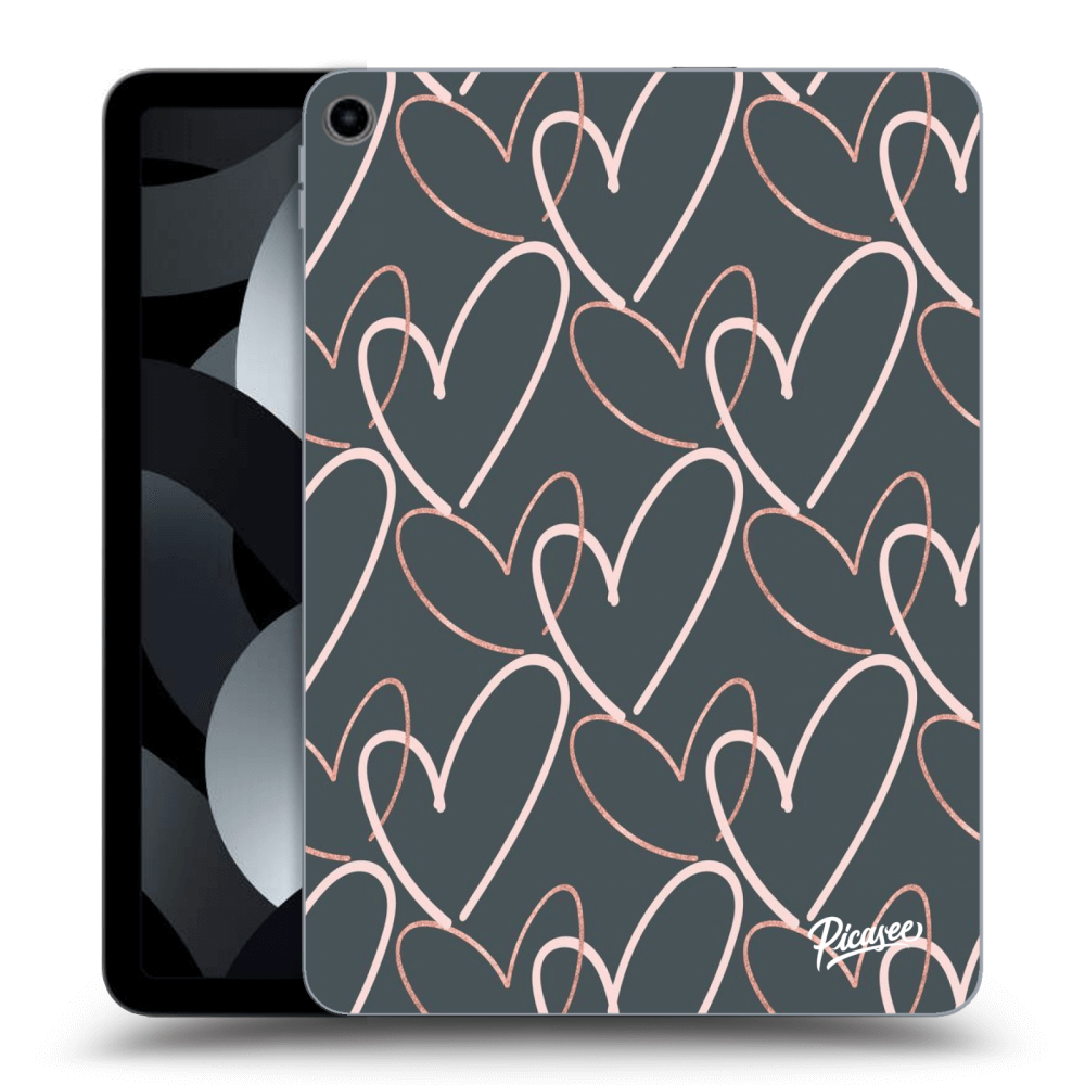 Picasee transparente Silikonhülle für Apple iPad Air 5 10.9" 2022 - Lots of love
