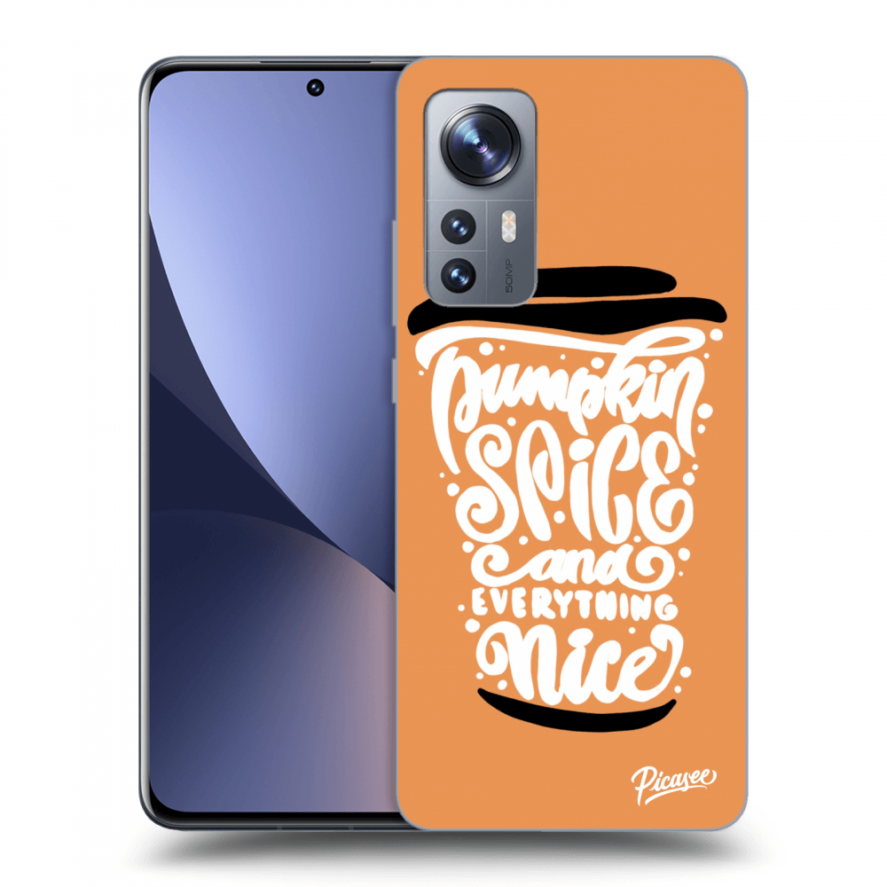 Picasee Xiaomi 12 Hülle - Transparentes Silikon - Pumpkin coffee