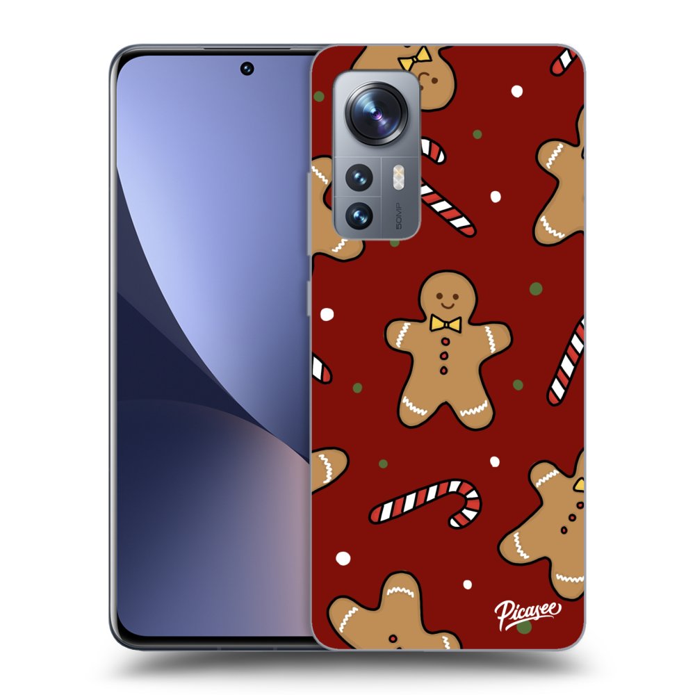 Picasee Xiaomi 12 Hülle - Transparentes Silikon - Gingerbread 2