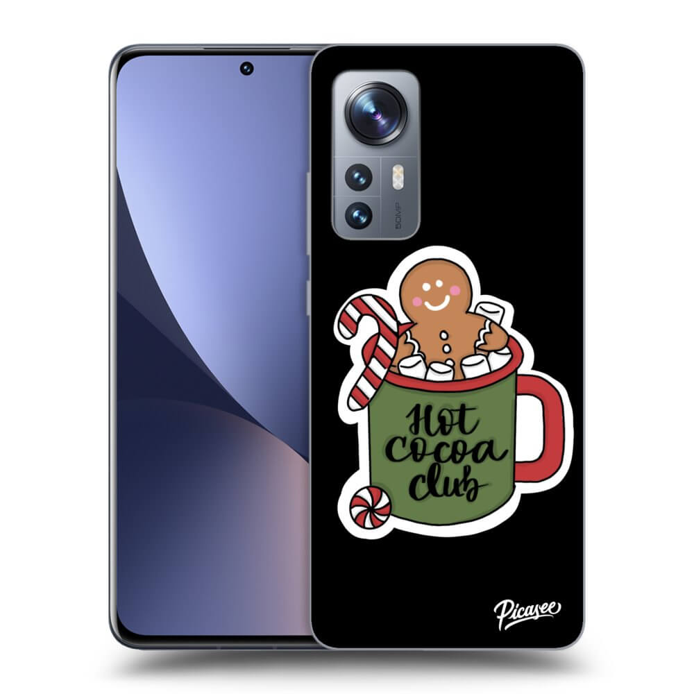 Picasee Xiaomi 12 Hülle - Schwarzes Silikon - Hot Cocoa Club
