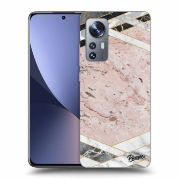Hülle für Xiaomi 12 - Pink geometry