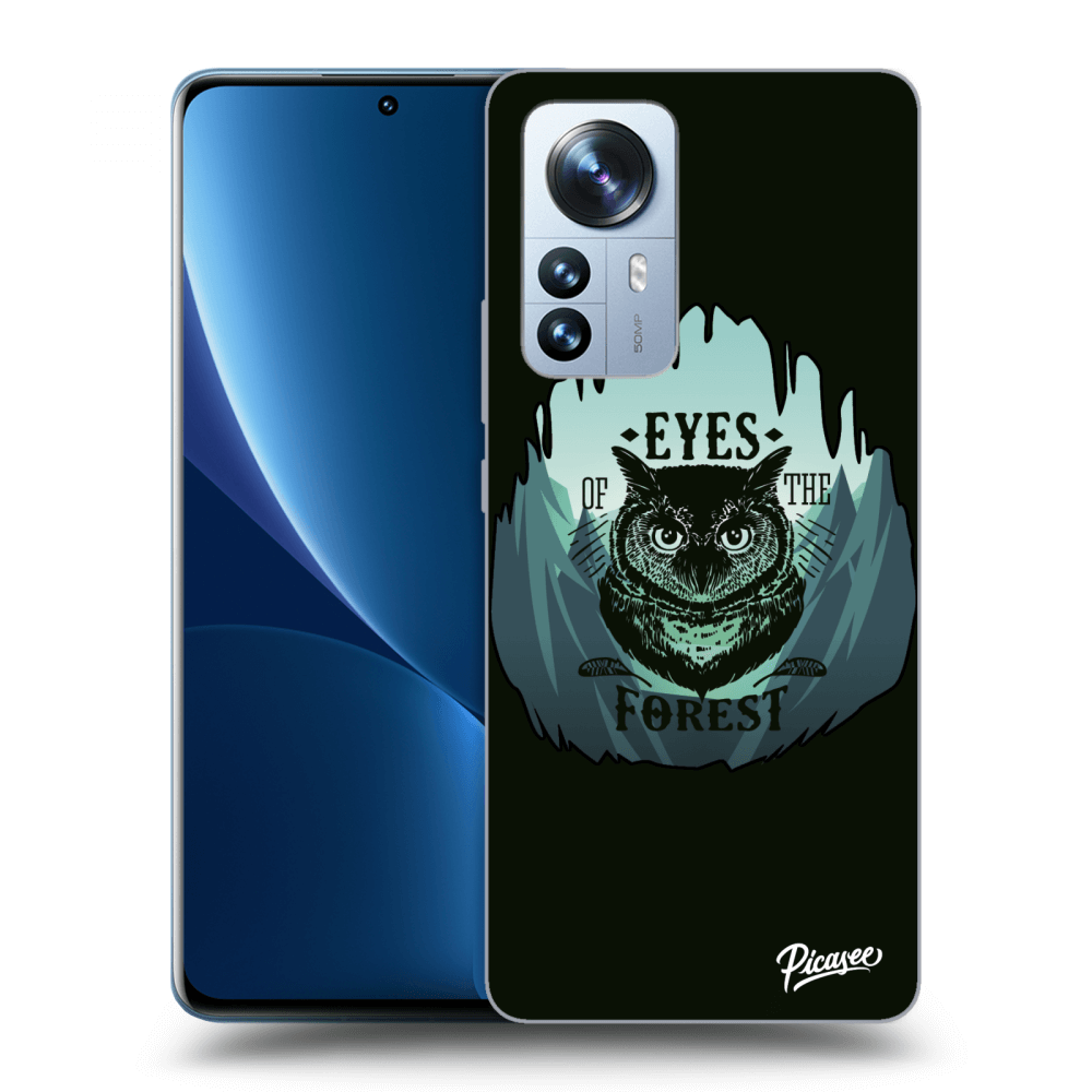 Picasee Xiaomi 12 Pro Hülle - Transparentes Silikon - Forest owl