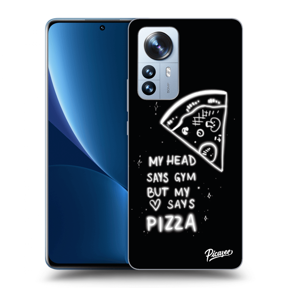 Picasee Xiaomi 12 Pro Hülle - Transparentes Silikon - Pizza