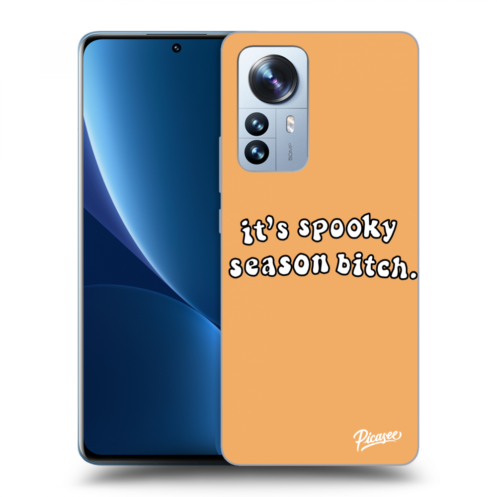 Picasee Xiaomi 12 Pro Hülle - Schwarzes Silikon - Spooky season