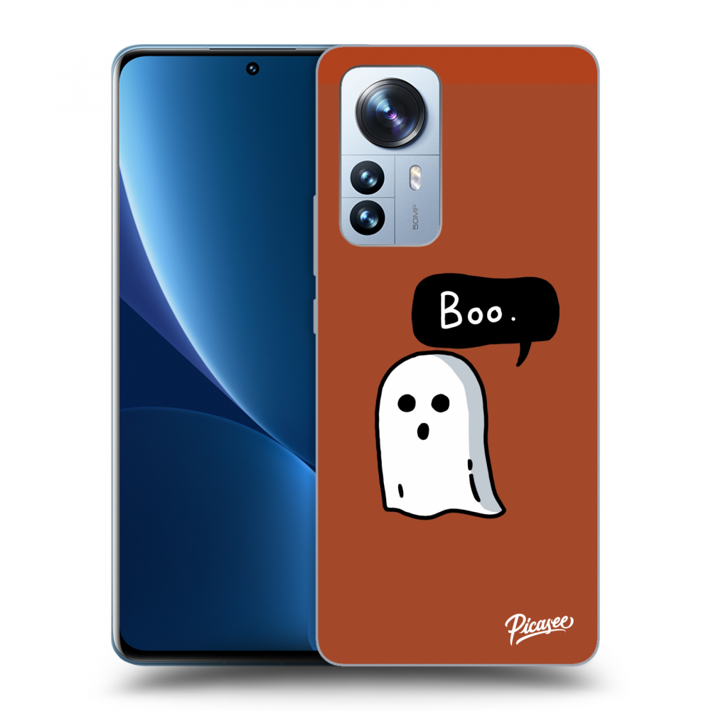 Picasee Xiaomi 12 Pro Hülle - Schwarzes Silikon - Boo