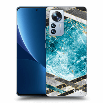 Hülle für Xiaomi 12 Pro - Blue geometry