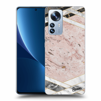 Hülle für Xiaomi 12 Pro - Pink geometry