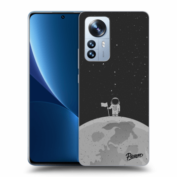 Picasee Xiaomi 12 Pro Hülle - Schwarzes Silikon - Astronaut