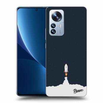 Picasee Xiaomi 12 Pro Hülle - Schwarzes Silikon - Astronaut 2