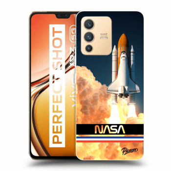 Picasee Vivo V23 5G Hülle - Transparentes Silikon - Space Shuttle