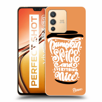 Hülle für Vivo V23 5G - Pumpkin coffee