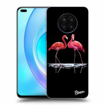 Hülle für Honor 50 Lite - Flamingos zu zweit
