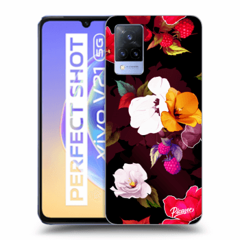 Picasee ULTIMATE CASE für Vivo V21 5G - Flowers and Berries