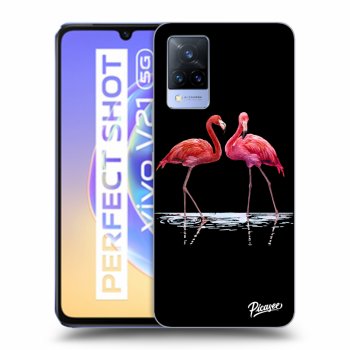 Picasee ULTIMATE CASE für Vivo V21 5G - Flamingos couple