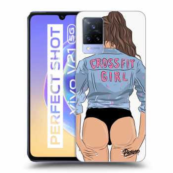 Picasee ULTIMATE CASE für Vivo V21 5G - Crossfit girl - nickynellow