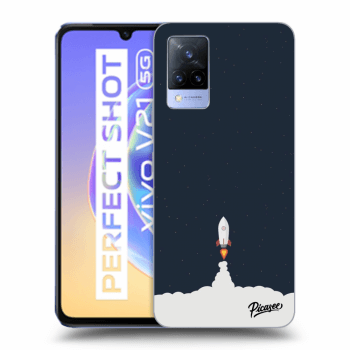 Picasee Vivo V21 5G Hülle - Transparentes Silikon - Astronaut 2