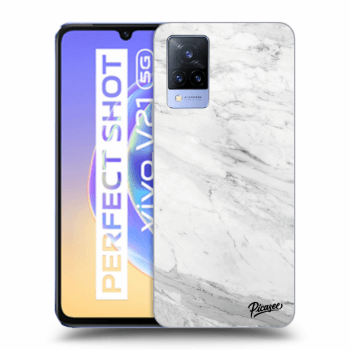 Hülle für Vivo V21 5G - White marble