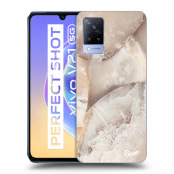 Hülle für Vivo V21 5G - Cream marble