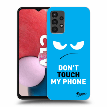 Hülle für Samsung Galaxy A13 4G A135 - Angry Eyes - Blue