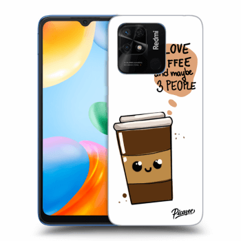 Picasee Xiaomi Redmi 10C Hülle - Schwarzes Silikon - Cute coffee