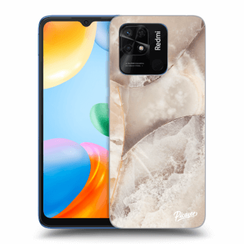 Picasee Xiaomi Redmi 10C Hülle - Transparentes Silikon - Cream marble