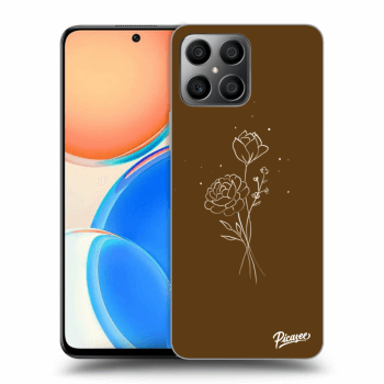 Picasee ULTIMATE CASE für Honor X8 - Brown flowers