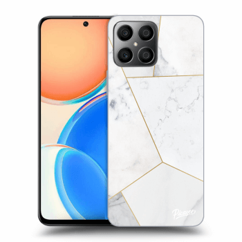 Hülle für Honor X8 - White tile